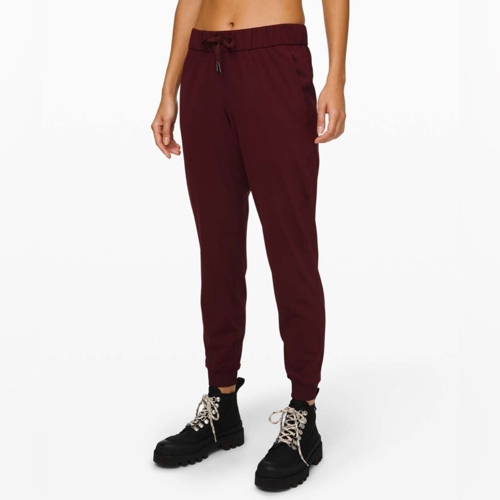 Lululemon On the Fly Jogger | Luxtreme | Garnet Maroon | Women's 4 28" inseam - Picture 1 of 14